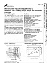 DataSheet LMH6722 pdf